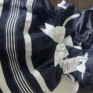 Navy and white 3 piece sailor dress